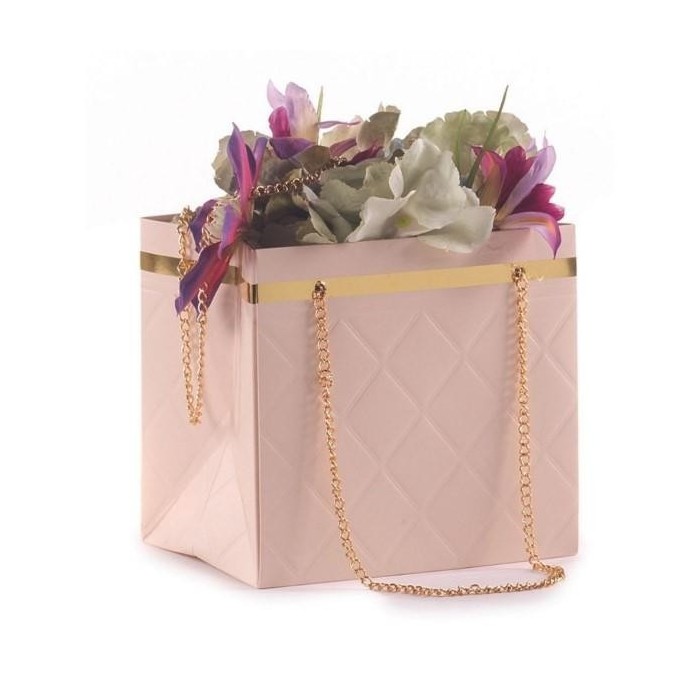 BORSINA 16X12XH15 ROSA CON CAT